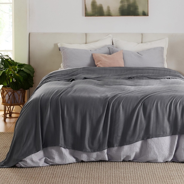 Lightweight Cooling King Size Blanket, 100% Rayon Derived